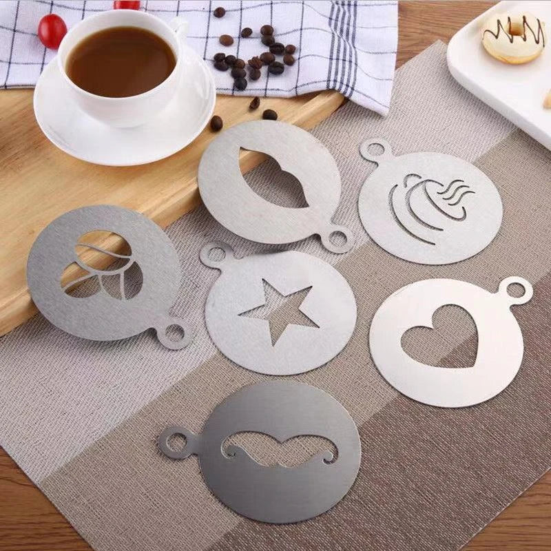 Stainless Steel Coffee Art Stencil