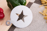 Stainless Steel Coffee Art Stencil