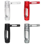 Aluminum Glass Smoking Pipe