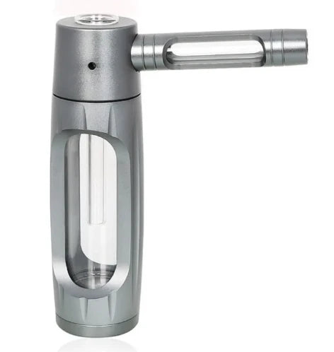 Aluminum Glass Smoking Pipe