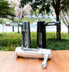 Aluminum Glass Smoking Pipe