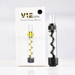 Glass Twisty Blunt Pipe