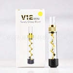 Glass Twisty Blunt Pipe