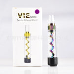 Glass Twisty Blunt Pipe
