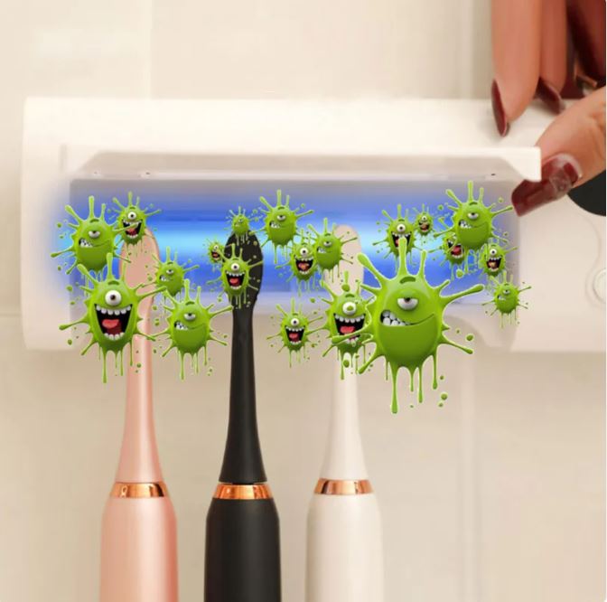 UV Toothbrush Sanitizer and Organizer