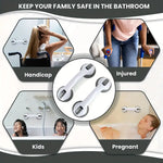 Vacuum Grip Bathroom Assist Bar