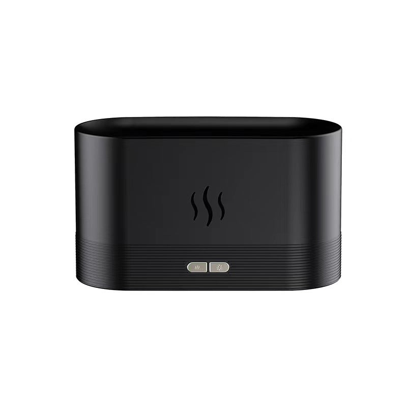 Creative Flame Aromatherapy Machine with Seven-Color Humidifier