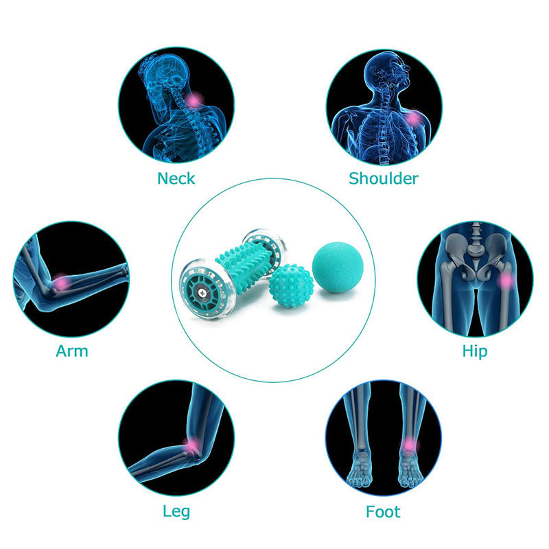 Massage Ball Set for Muscle Relaxation and Fitness