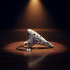 12-Hole Alto C Ocarina with Blue Floral Design